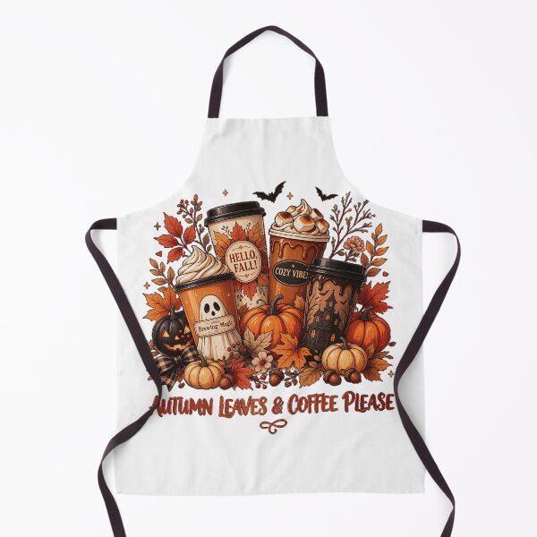 Item preview, Autumn Leaves & Coffee Please - Halloween Fall Coffee Cups designed and sold by larbimalki.