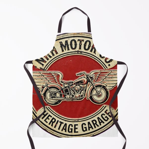 Item preview, NRH Motor Co Heritage Garage Motorcycle Sign designed and sold by Normandy Road Heritage.
