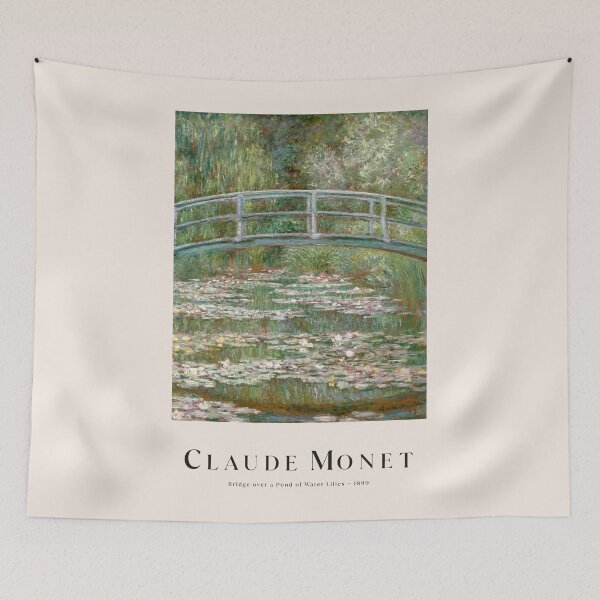 Item preview, Bridge over a Pond of Water Lilies designed and sold by Craphe.