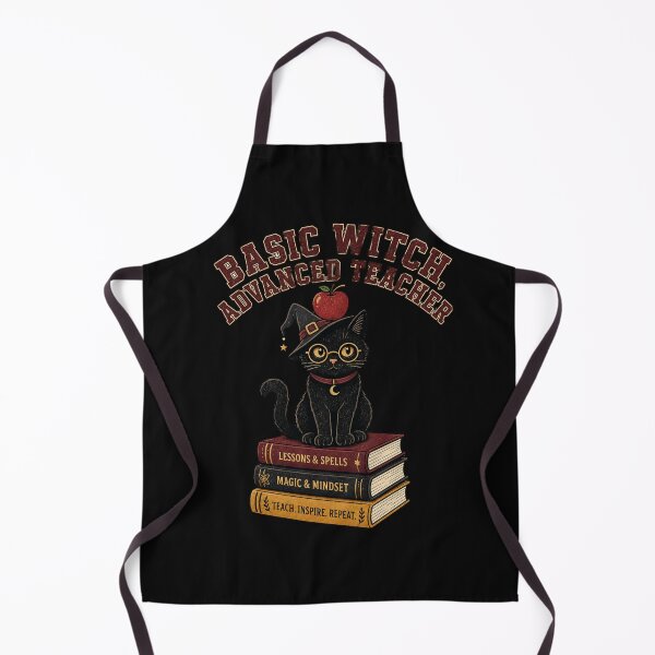 Item preview, Basic Witch Advanced Teacher Shirt, Comfort Colors® Black Cat Halloween Tee, Funny Teacher Graphic designed and sold by TshirtsLabs.