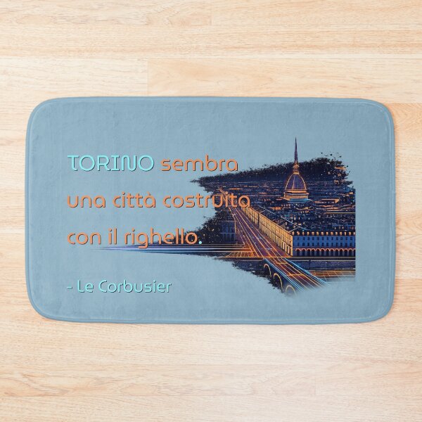 Item preview, Torino Le Corbusier Sabaude Quotes designed and sold by Torinostalgia.