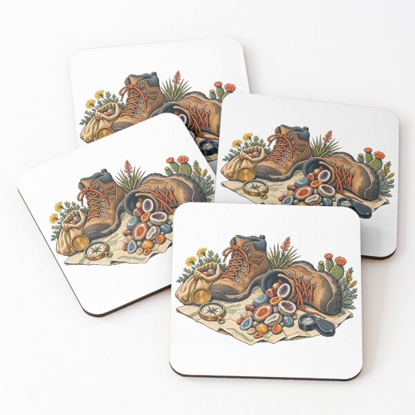 Item preview, Boots and Geodes designed and sold by UrbanCanvvas.