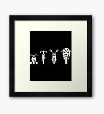 scissors stone paper Framed Print
