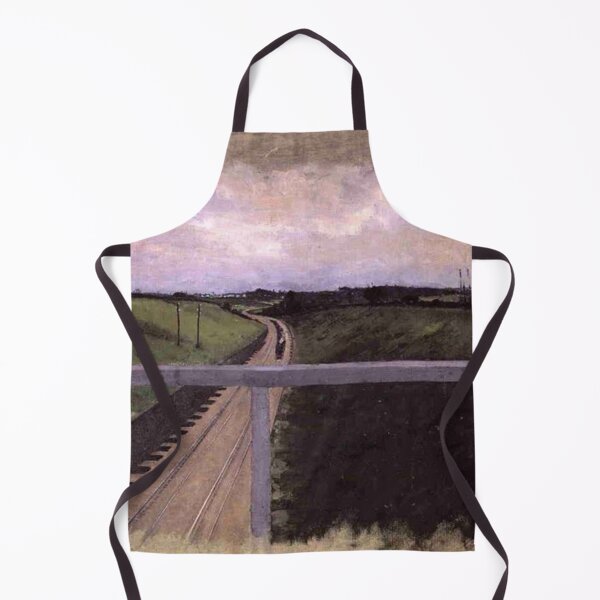 Item preview, Landscape with Railway Tracks designed and sold by SharonTheFirst.