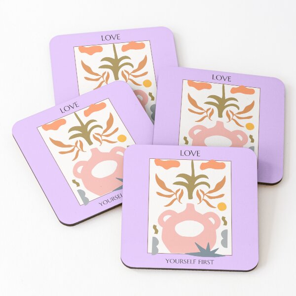 Item preview, Love Yourself First -Abstract Floral Aesthetic designed and sold by chatzous.