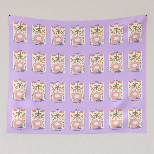 Item preview, Love Yourself First -Abstract Floral Aesthetic designed and sold by chatzous.