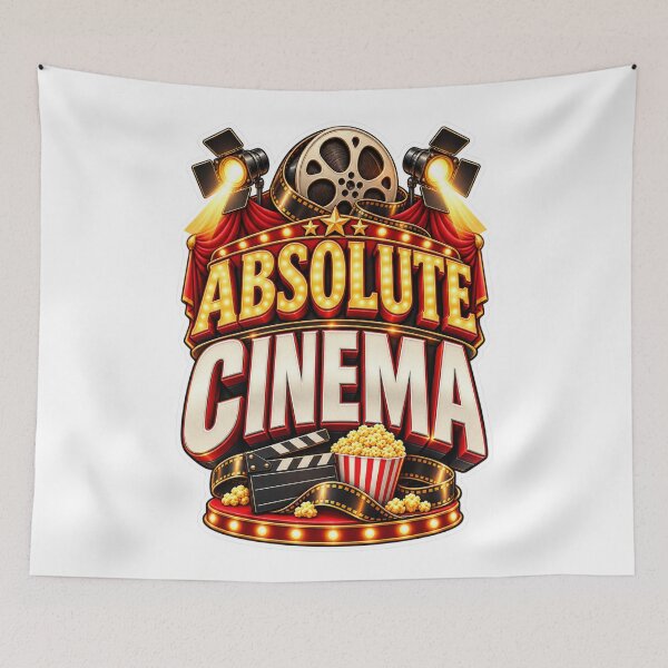 Item preview, Absolute Cinema Vintage Broadway Movie Theater Sign designed and sold by Promoffy.