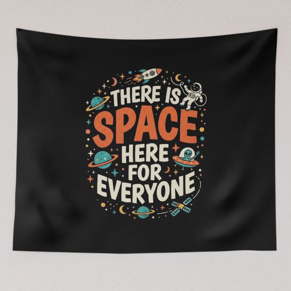 Item preview, There Is Space Here for Everyone Inclusion Teacher T-Shirt | Inclusive Classroom Educator Graphic Gift designed and sold by Trendably.