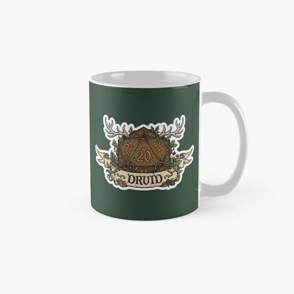 Item preview, Druid D20 Class Crest Sticker - Funny D&D Druid Dice Tabletop RPG Gift designed and sold by Dice_Goblin_Studio.