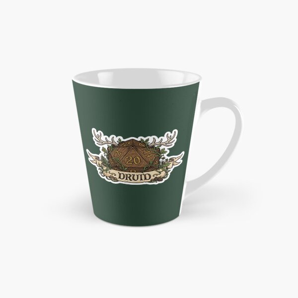 Artikelvorschau, Druide D20 Klassenwappen Sticker - Lustiges D&D RPG Würfel Geschenk entworfen und verkauft von Dice_Goblin_Studio.