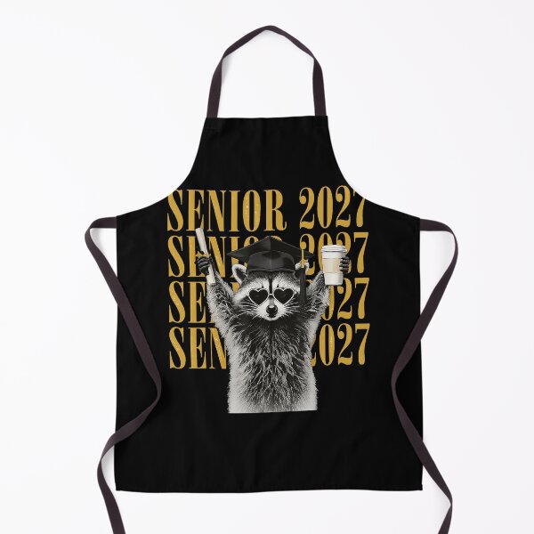 Item preview, Senior 2027 Raccoon Graduation Funny Class of 2027 designed and sold by Glow-Paw-Studio.