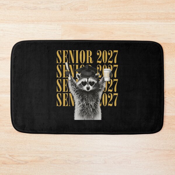 Item preview, Senior 2027 Raccoon Graduation Funny Class of 2027 designed and sold by Glow-Paw-Studio.