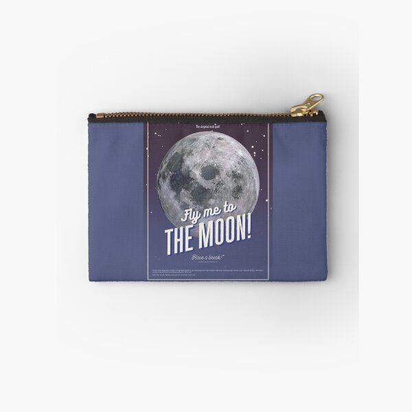 Item preview, 'Fly Me to the Moon' - Visit the Moon Retro Poster designed and sold by InanimateArt.