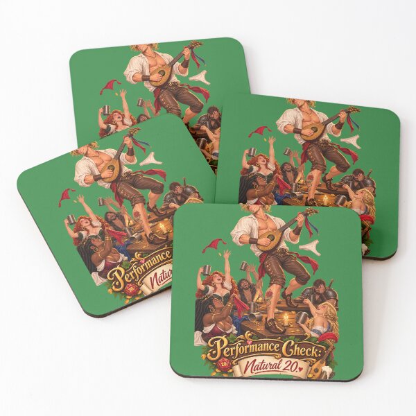 Item preview, Bard Class: Performance Check: Natural 20. designed and sold by The Wayward Heroes Guild.