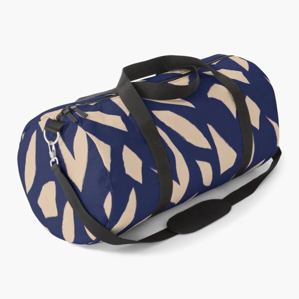 Item preview, Navy Blue Cream Organic Abstract Pattern designed and sold by Aniko Tulipan.