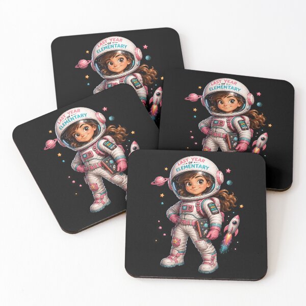 Item preview, First Day of My Last Year in Elementary,Little Astronaut Last Year Of Elementary Space Girl Dream Big designed and sold by Crystal-Tree.