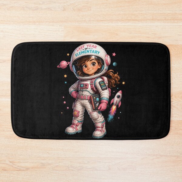 Item preview, First Day of My Last Year in Elementary,Little Astronaut Last Year Of Elementary Space Girl Dream Big designed and sold by Crystal-Tree.