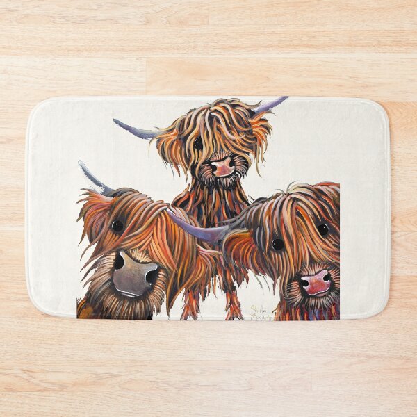 Item preview, HiGHLaND CoW PRiNT SCoTTiSH ' THe BaKeD BeaNS ' BY SHiRLeY MacARTHuR designed and sold by Shirley MacArthur Art.
