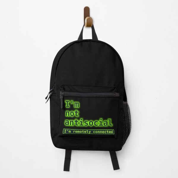 Item preview, I'm not antisocial - I'm remotely connected designed and sold by LittleGreyMan2026.