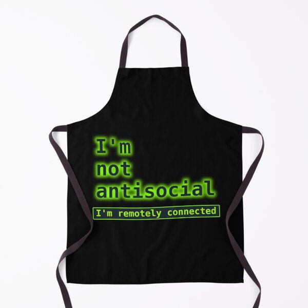 Item preview, I'm not antisocial - I'm remotely connected designed and sold by LittleGreyMan2026.