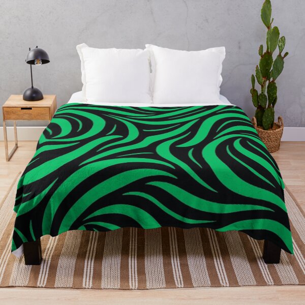 Item preview, THE ABSTRACT Neon Green Black Psychedelic Wave Pattern designed and sold by YOFANTZ!.