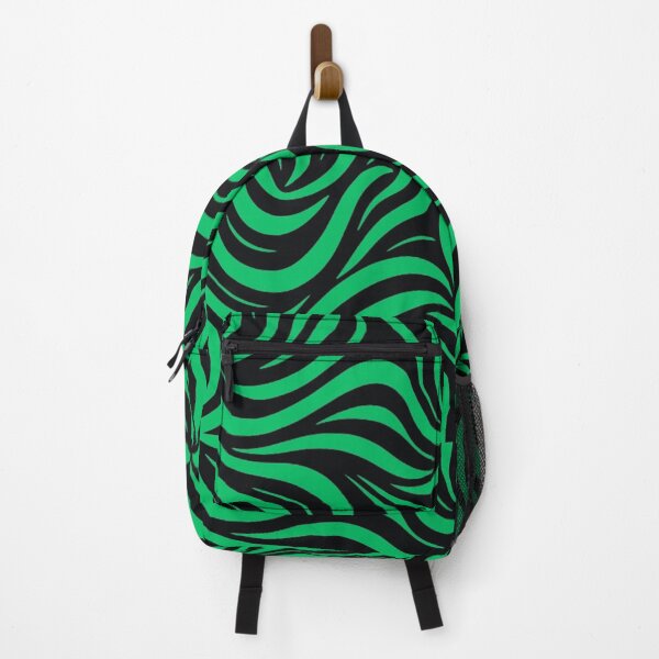 Item preview, THE ABSTRACT Neon Green Black Psychedelic Wave Pattern designed and sold by YOFANTZ!.