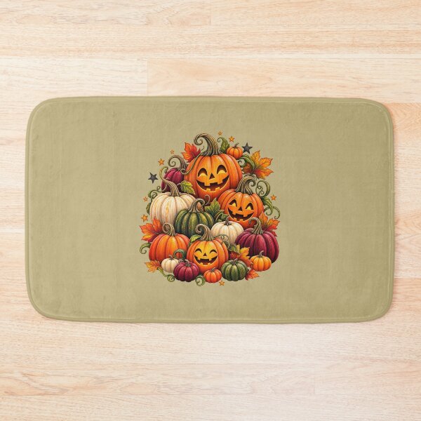 Item preview, Spooky Pumpkin Cluster – Autumn Halloween PNG Design designed and sold by annenambiro.