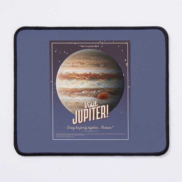 Item preview, 'Visit Jupiter!' - Retro Space Poster designed and sold by InanimateArt.