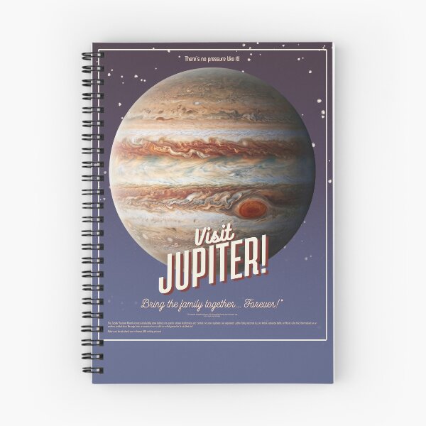 Item preview, 'Visit Jupiter!' - Retro Space Poster designed and sold by InanimateArt.