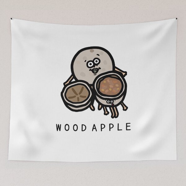 Item preview, Cute WOOD APPLE designed and sold by kanaehonkawa.