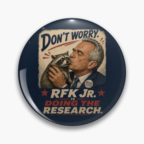 Item preview, RFK Jr. Is Doing The Research - Political Satire Vintage Design designed and sold by 3MillsDesign.