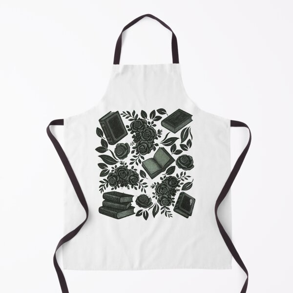 Item preview, Books & Flowers – Vintage Linocut Book Lover designed and sold by roartusa.