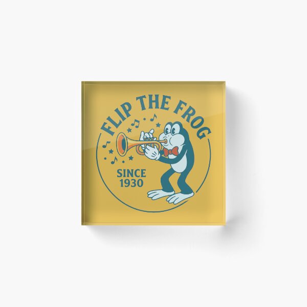 Item preview, Flip The Frog Vintage 1930s Cartoon Trumpet Player Retro Jazz Mascot designed and sold by VoglR.