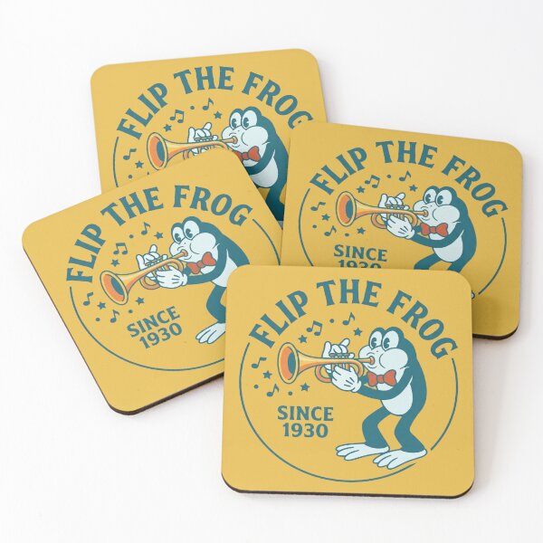 Item preview, Flip The Frog Vintage 1930s Cartoon Trumpet Player Retro Jazz Mascot designed and sold by VoglR.