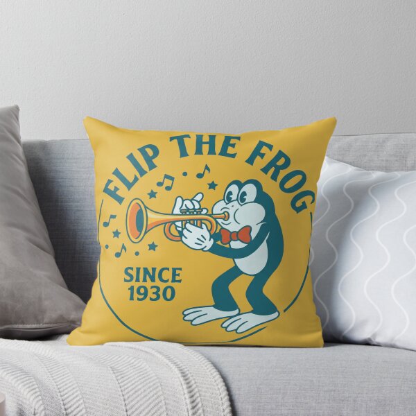 Item preview, Flip The Frog Vintage 1930s Cartoon Trumpet Player Retro Jazz Mascot designed and sold by VoglR.