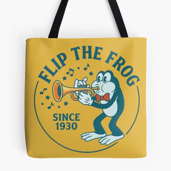 Item preview, Flip The Frog Vintage 1930s Cartoon Trumpet Player Retro Jazz Mascot designed and sold by VoglR.