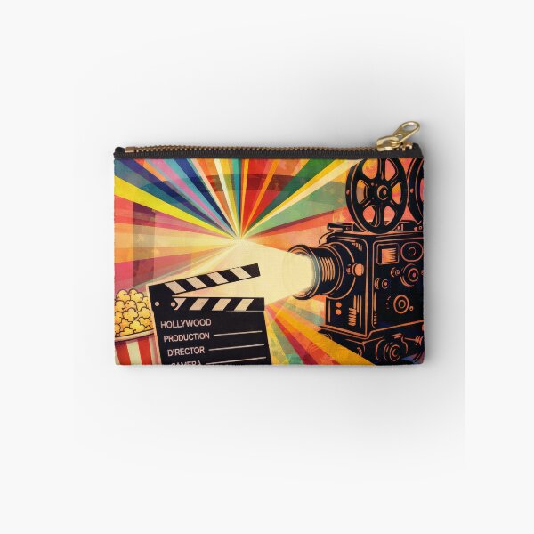 Item preview, Vintage Cinema Projector Rainbow Sunburst Movie Art designed and sold by Cine8.