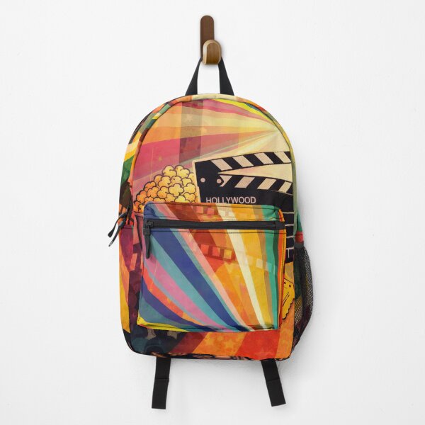 Item preview, Vintage Cinema Projector Rainbow Sunburst Movie Art designed and sold by Cine8.