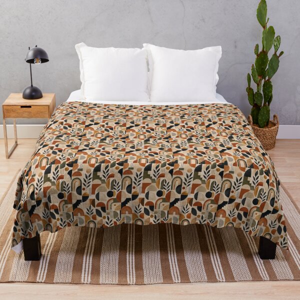 Artikelvorschau, Earthy Modern Geometry – Boho Abstract Pattern entworfen und verkauft von Donartpictures.