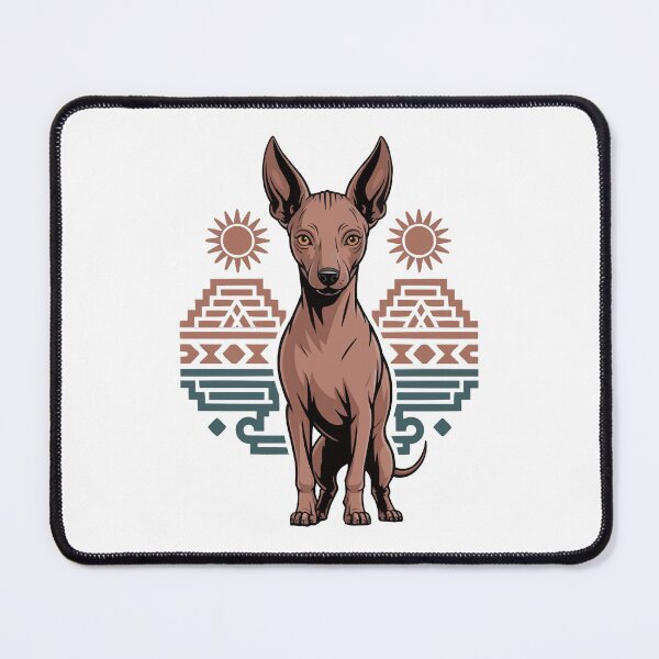 Item preview, Aztec Xoloitzcuintli Mexican Hairless Dog Tribal Sun designed and sold by k3rstman1.