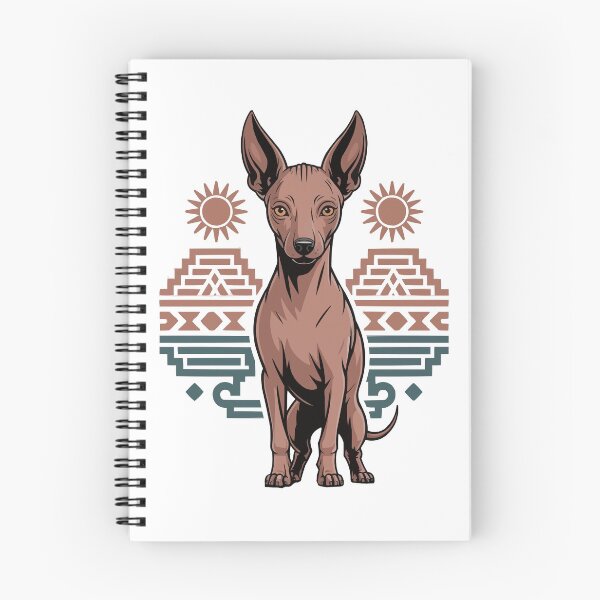 Item preview, Aztec Xoloitzcuintli Mexican Hairless Dog Tribal Sun designed and sold by k3rstman1.