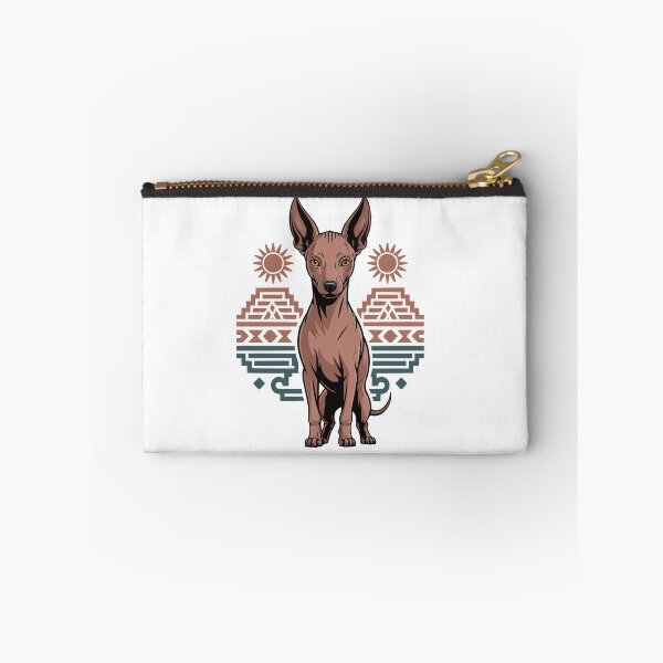 Item preview, Aztec Xoloitzcuintli Mexican Hairless Dog Tribal Sun designed and sold by k3rstman1.