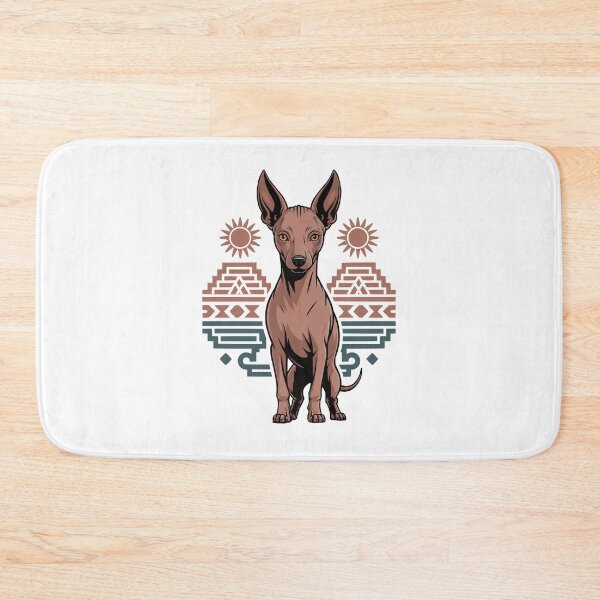 Item preview, Aztec Xoloitzcuintli Mexican Hairless Dog Tribal Sun designed and sold by k3rstman1.