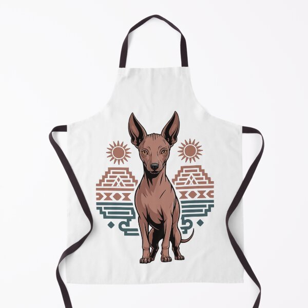 Item preview, Aztec Xoloitzcuintli Mexican Hairless Dog Tribal Sun designed and sold by k3rstman1.