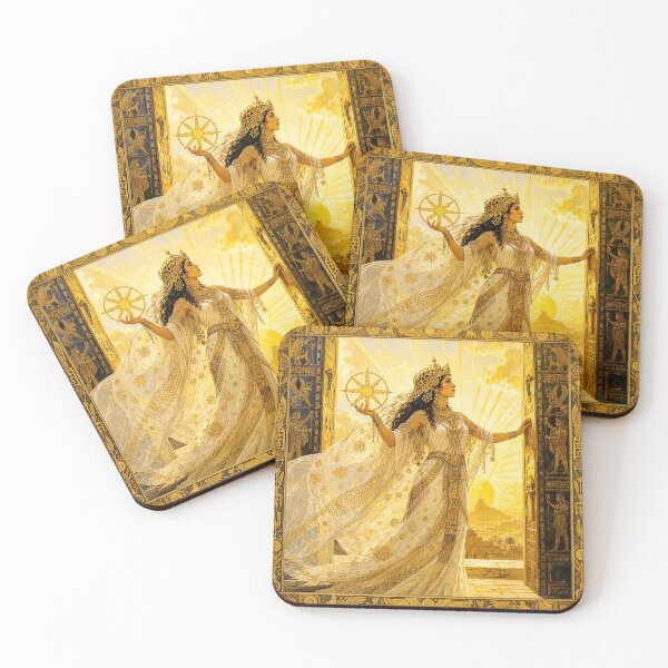 Item preview, Aya, She Who Opens the Gates of the Horizon | Babylonian Goddess Art designed and sold by Stoneflower-Art.
