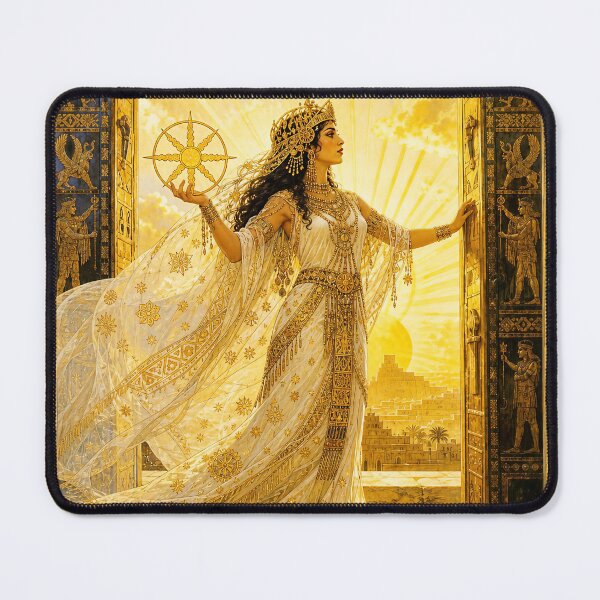 Item preview, Aya, She Who Opens the Gates of the Horizon | Babylonian Goddess Art designed and sold by Stoneflower-Art.