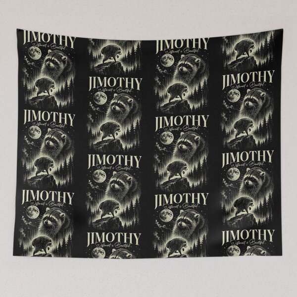 Item preview, Jimothy The Raccoon Seattle Viral Moon Wildlife Forest designed and sold by Glow-Paw-Studio.