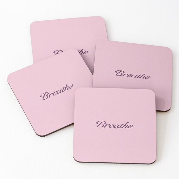 Item preview, Breathe – Minimalist typographic design in pastel tones designed and sold by Kokorolab.