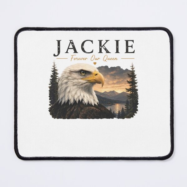 Item preview, Jackie Forever Our Queen Eagle Memorial designed and sold by ostenlee.