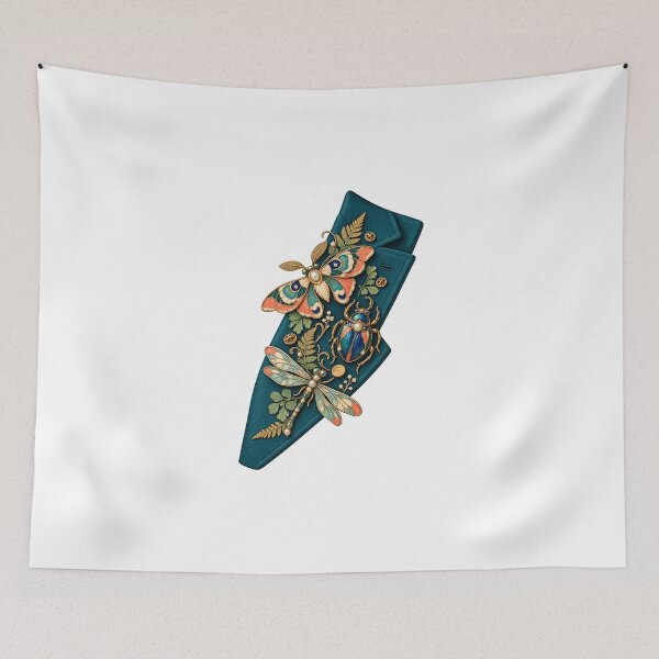 Item preview, Botanical Insect Lapel designed and sold by UrbanCanvvas.